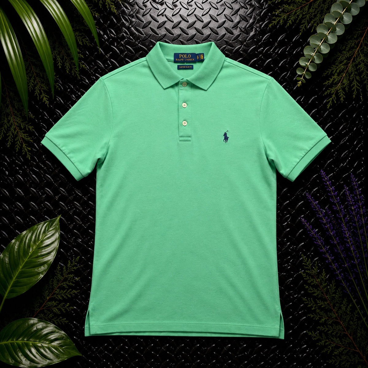 Ralph Lauren Green Polo Shirt | Men’s Slim Fit S