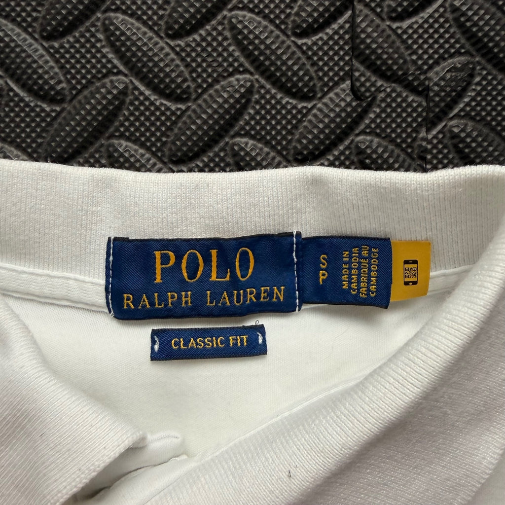 Ralph Lauren White Polo Shirt | Men’s Classic Fit S / 3803