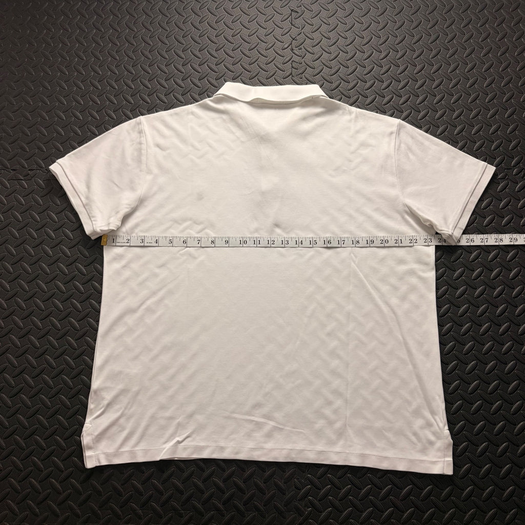 Ralph Lauren White Polo Shirt | Men’s Slim Fit XL / 3816
