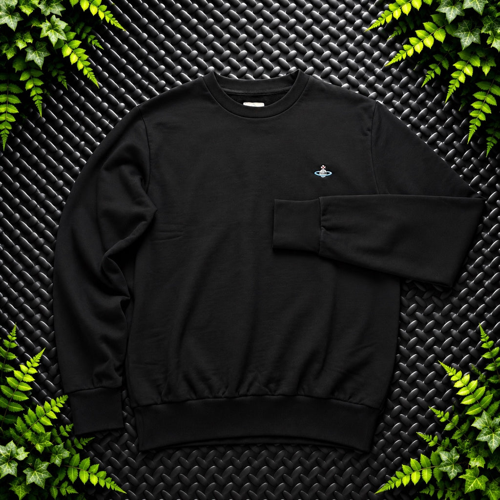Vivienne Westwood Black Crewneck Sweatshirt | Men’s Slim Fit L / 3774