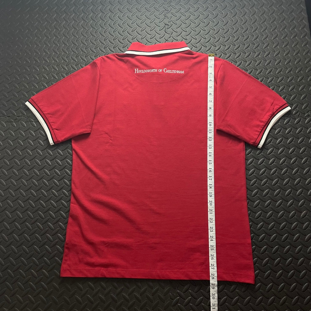 Houldsworth of Cheltenham Red Polo Shirt | Men’s Classic Fit L