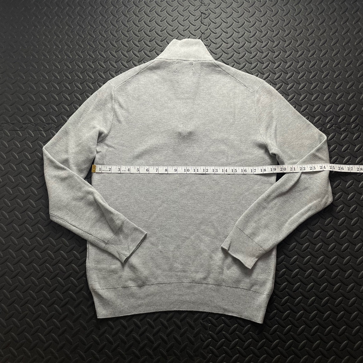 Ralph Lauren Grey 1/4 Zip Jumper | Mens Classic Fit M / 3731