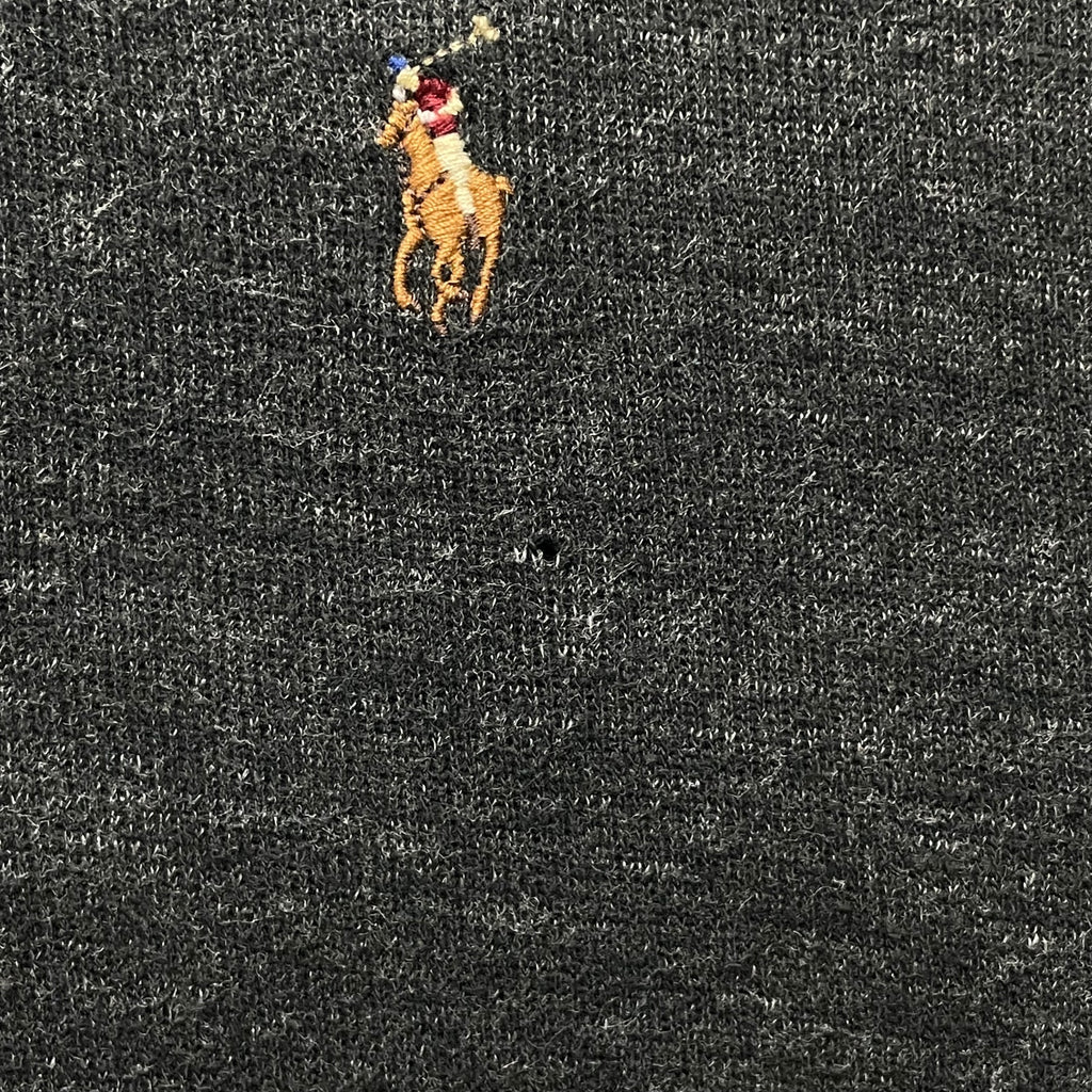 Ralph Lauren Charcoal Grey 1/4 Zip Jumper | Men’s Classic Fit XL / 3789