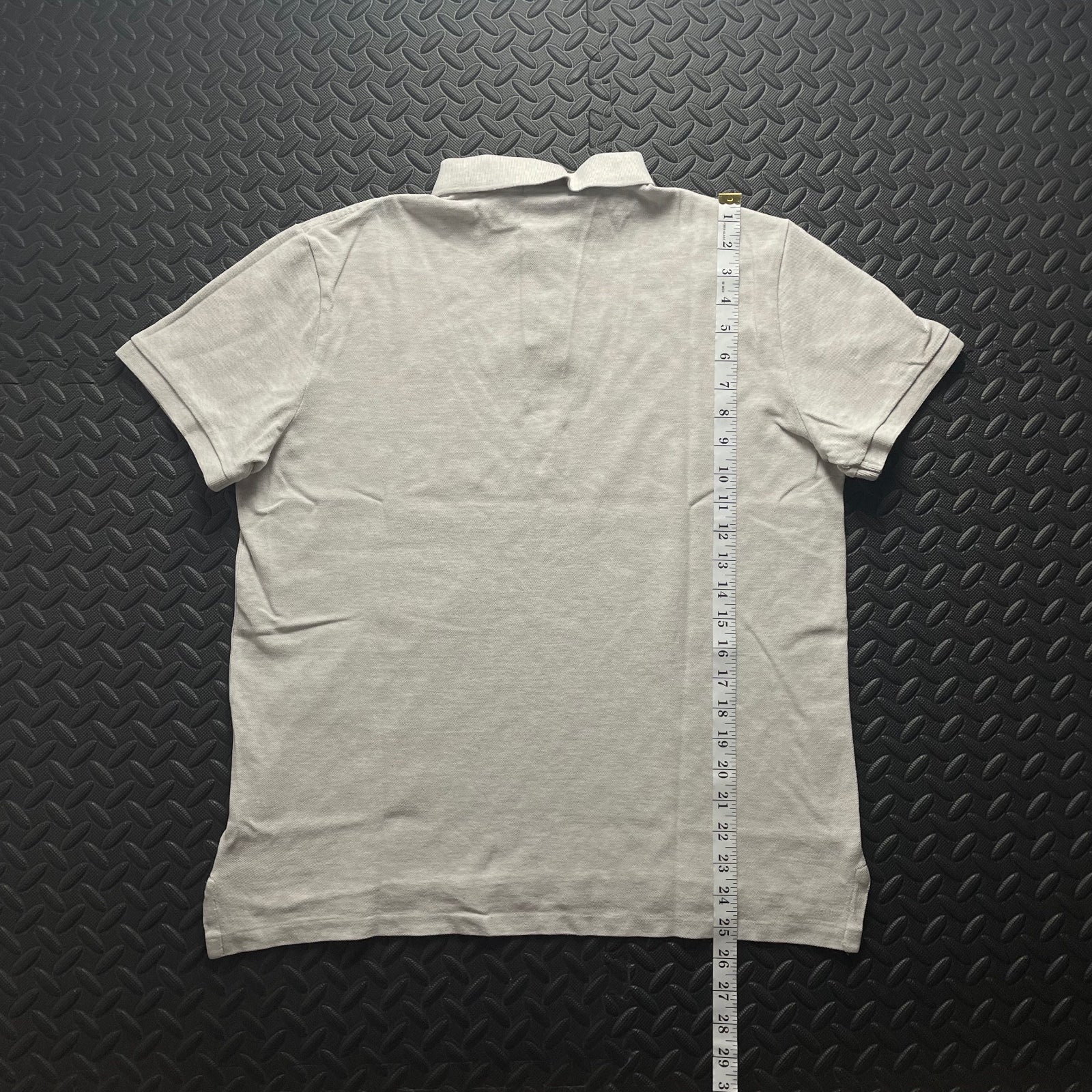 Ralph Lauren Cream Polo Shirt | Men’s Custom Slim Fit L / 3418