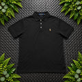 Ralph Lauren Black Polo Shirt | Men’s Slim Fit L / 3606