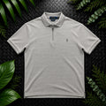 Ralph Lauren Grey 1/4 Zip Polo Shirt | Men’s Custom Slim Fit M / 3151