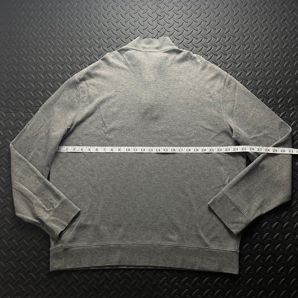 Ralph Lauren Grey 1/4 Zip Jumper | Mens Classic Fit XL / 3788