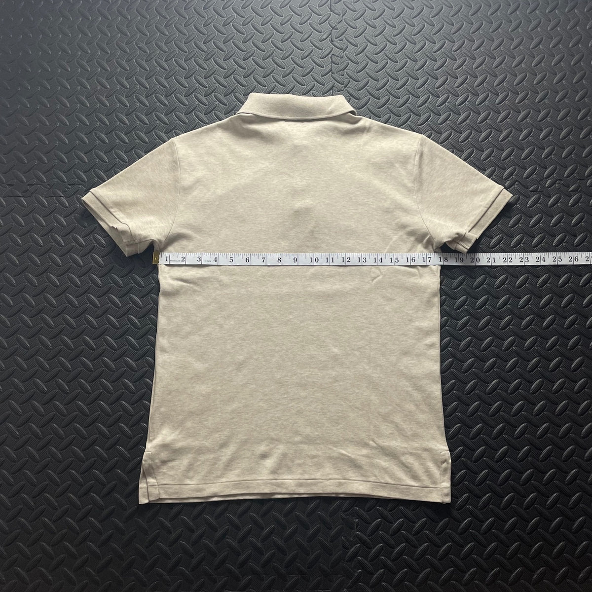 Ralph Lauren Beige Polo Shirt | Men’s Custom Slim Fit XS / 3578