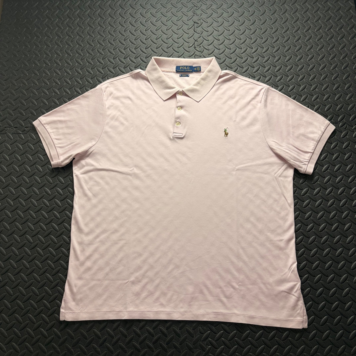 Ralph Lauren Pink Polo Shirt | Men’s Slim Fit XXL / 3820