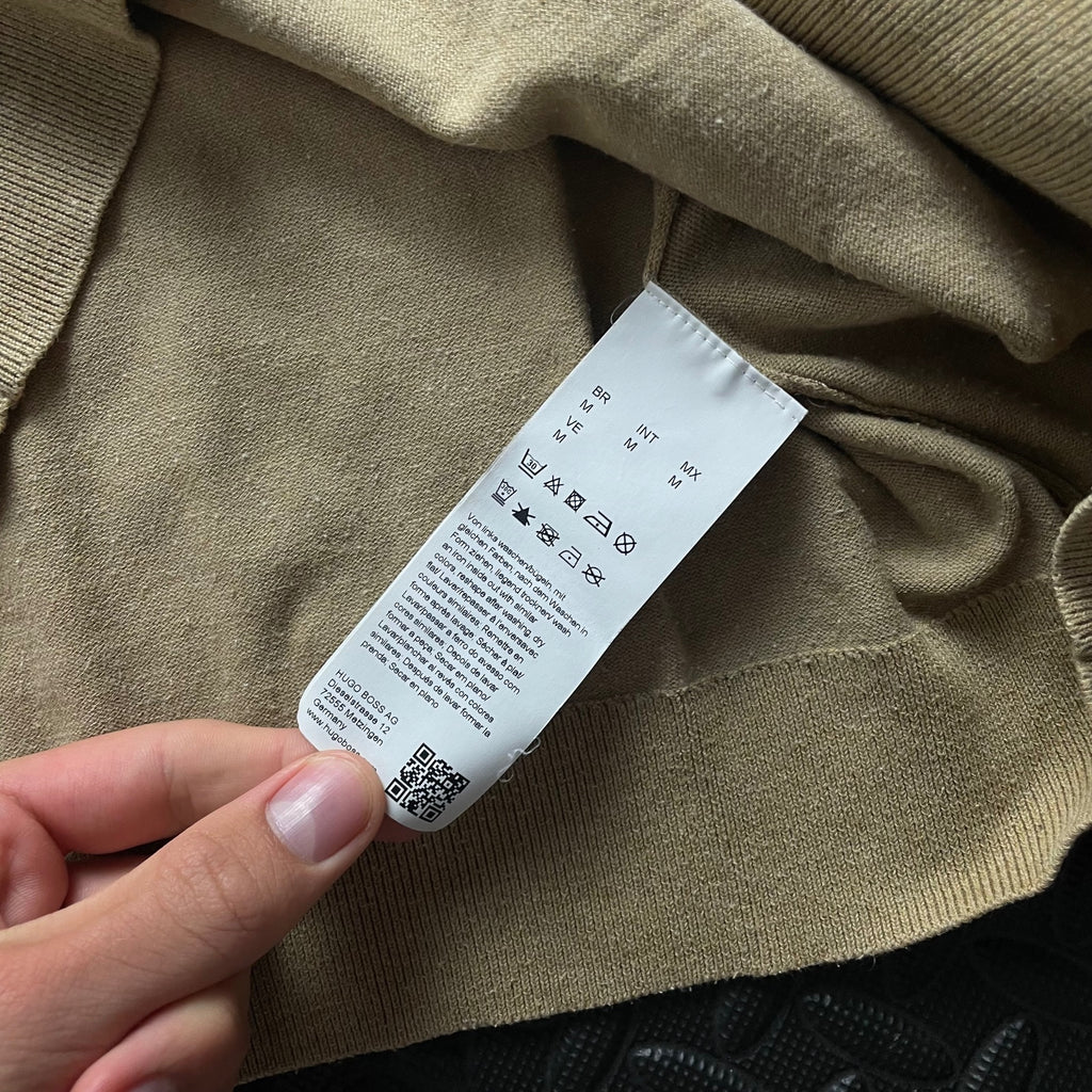 Hugo Boss Beige Crewneck Jumper | Men’s M / 3690