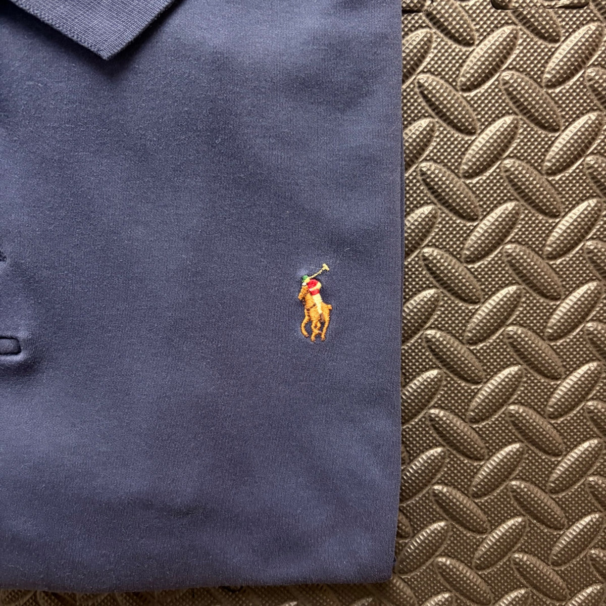 Ralph Lauren Navy Polo Shirt | Men’s Slim Fit XL / 3845