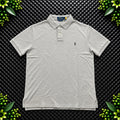 Ralph Lauren Beige Polo Shirt | Men’s Custom Slim Fit L / 3663
