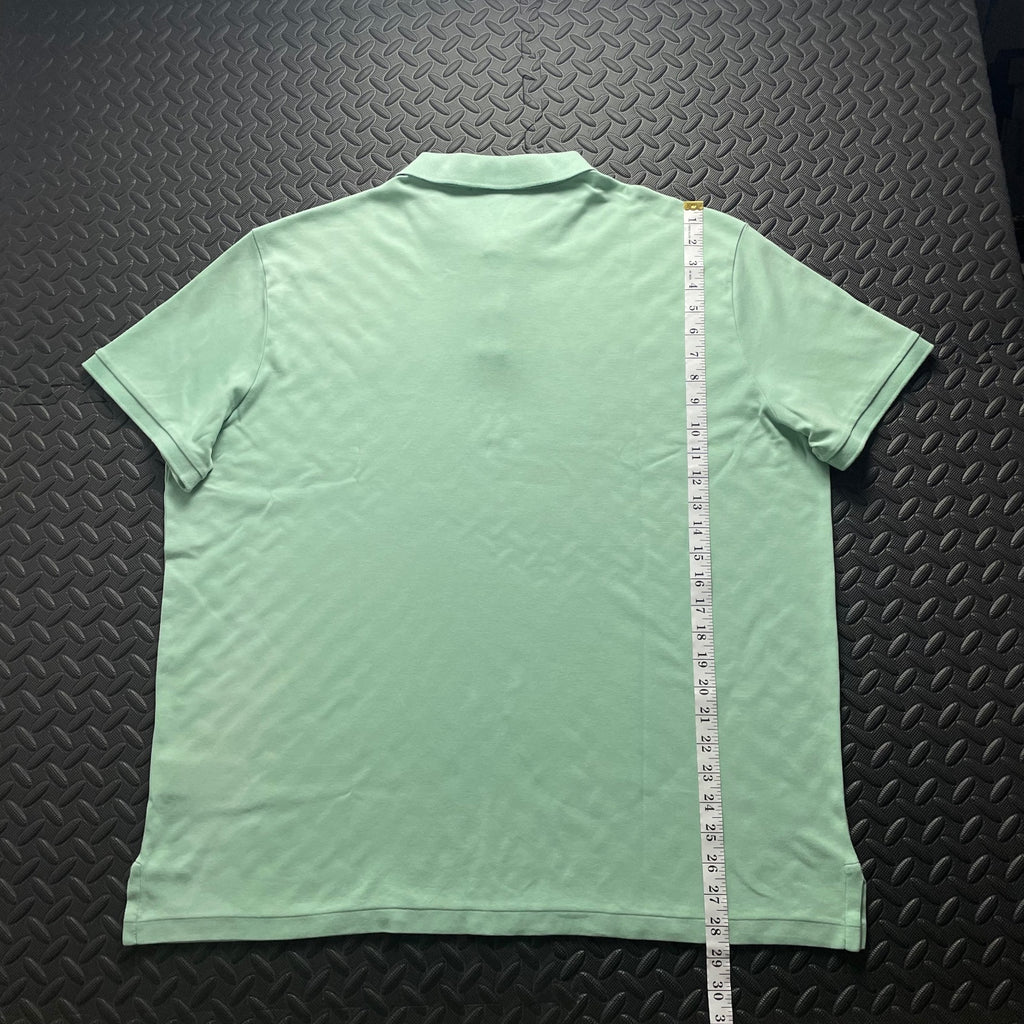 Ralph Lauren Mint Green Polo Shirt | Men’s Custom Slim Fit XXL / 3794