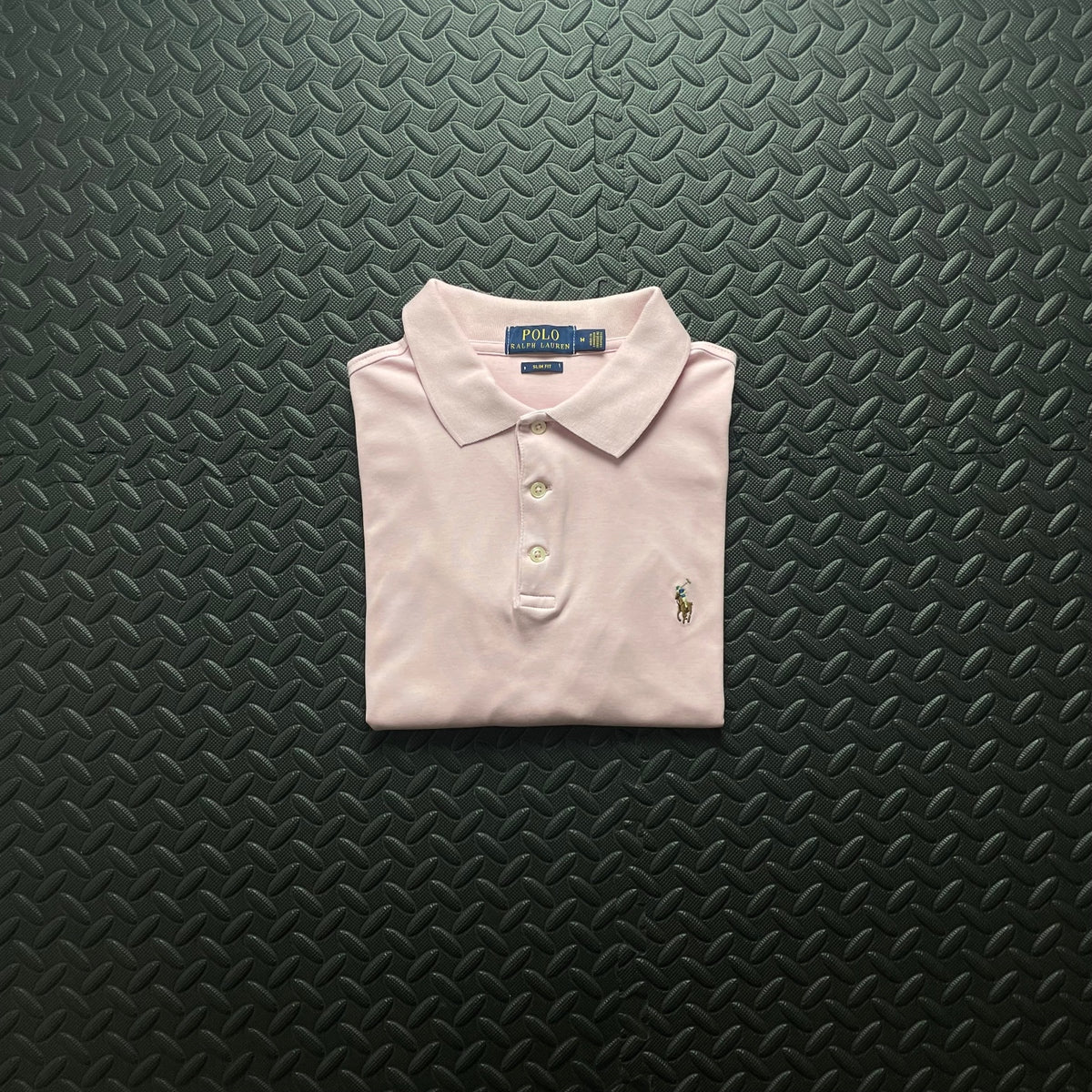Ralph Lauren Rose Pink Polo Shirt | Men’s Slim Fit M
