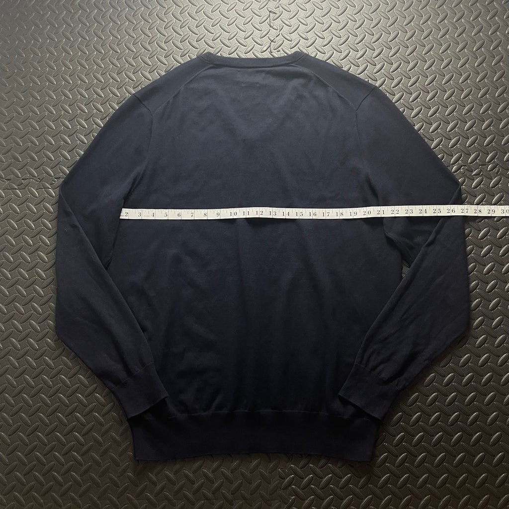 Ralph Lauren Navy V-Neck Jumper | Men’s Classic Fit L / 3773