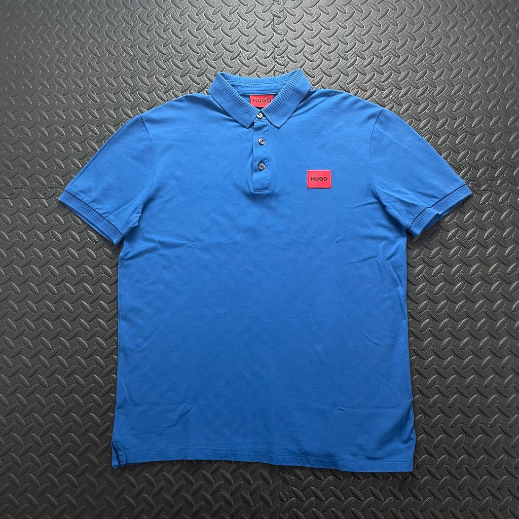 Hugo Boss Blue Polo Shirt | Men’s Slim Fit M / 3708