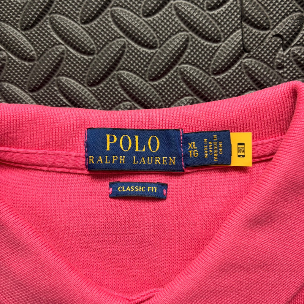Ralph Lauren Pink Polo Shirt | Men’s Classic Fit XL / 3817