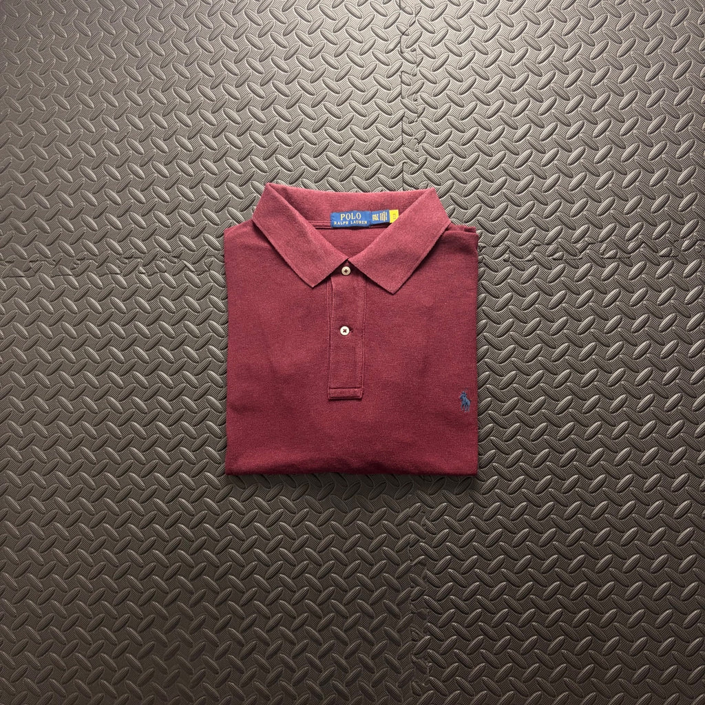 Ralph Lauren Burgundy Polo Shirt | Men’s Classic Fit XXL / 3822