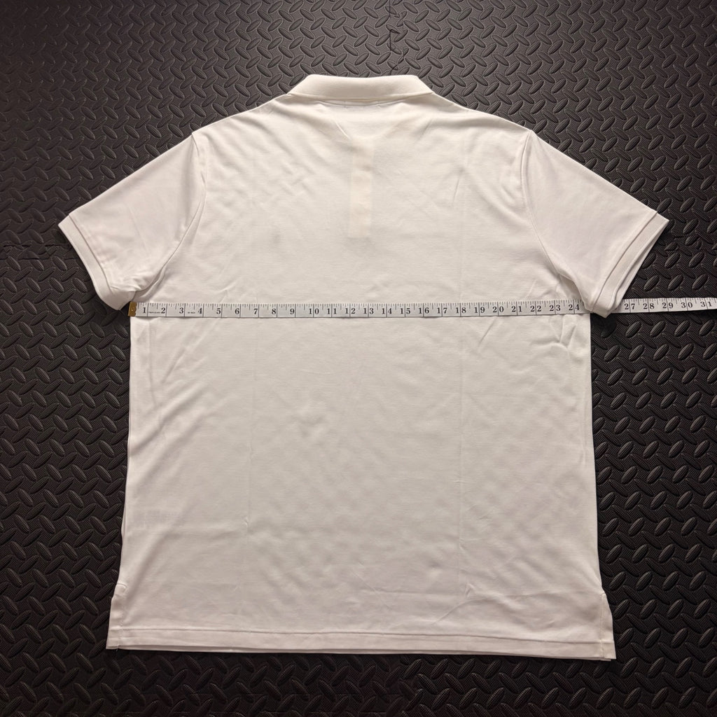 Ralph Lauren White Polo Shirt | Men’s Custom Slim Fit XL / 3810