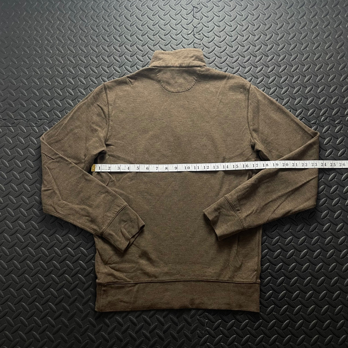 Ralph Lauren Brown 1/4 Zip Jumper | Mens Classic Fit XS / 3739
