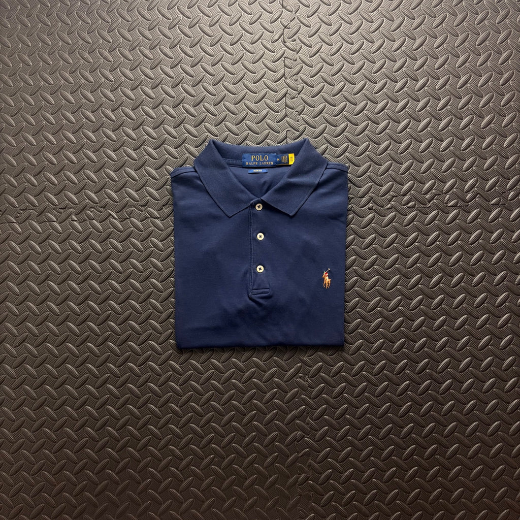 Ralph Lauren Navy Polo Shirt | Men’s Slim Fit M / 3842