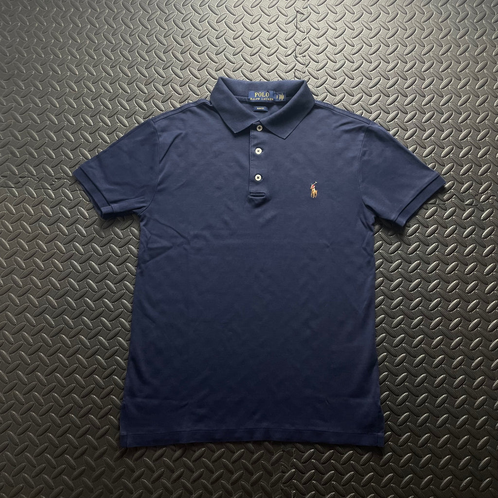Ralph Lauren Navy Polo Shirt | Men’s Slim Fit S / 3422