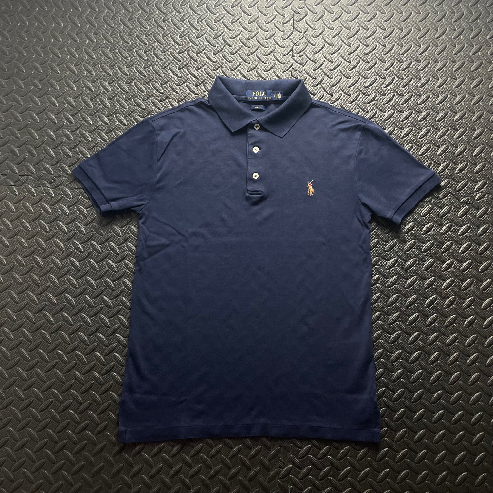 Ralph Lauren Navy Polo Shirt | Men’s Slim Fit S / 3422