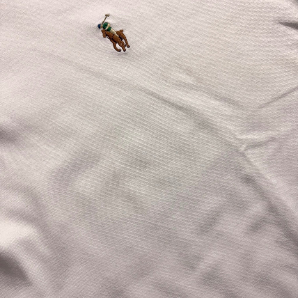 Ralph Lauren White Polo Shirt | Men’s Slim Fit XL / 3816