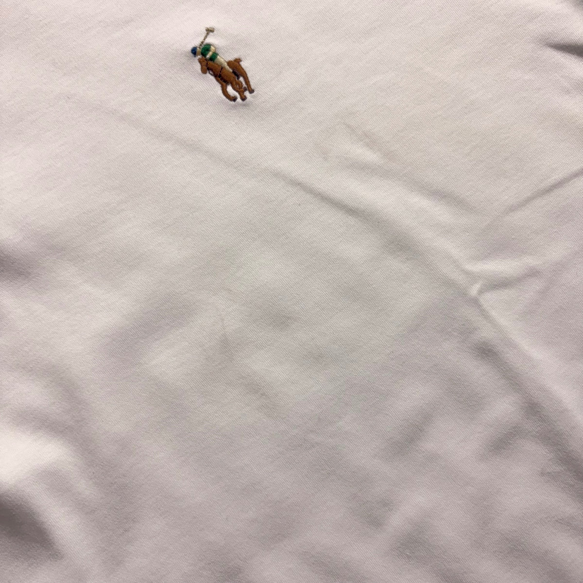 Ralph Lauren White Polo Shirt | Men’s Slim Fit XL / 3816