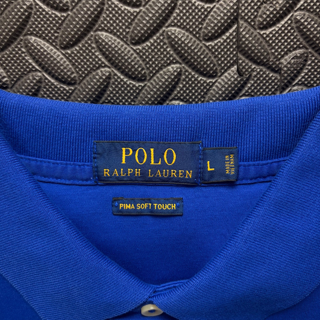 Ralph Lauren Blue Polo Shirt | Men’s Classic Fit L / 3851