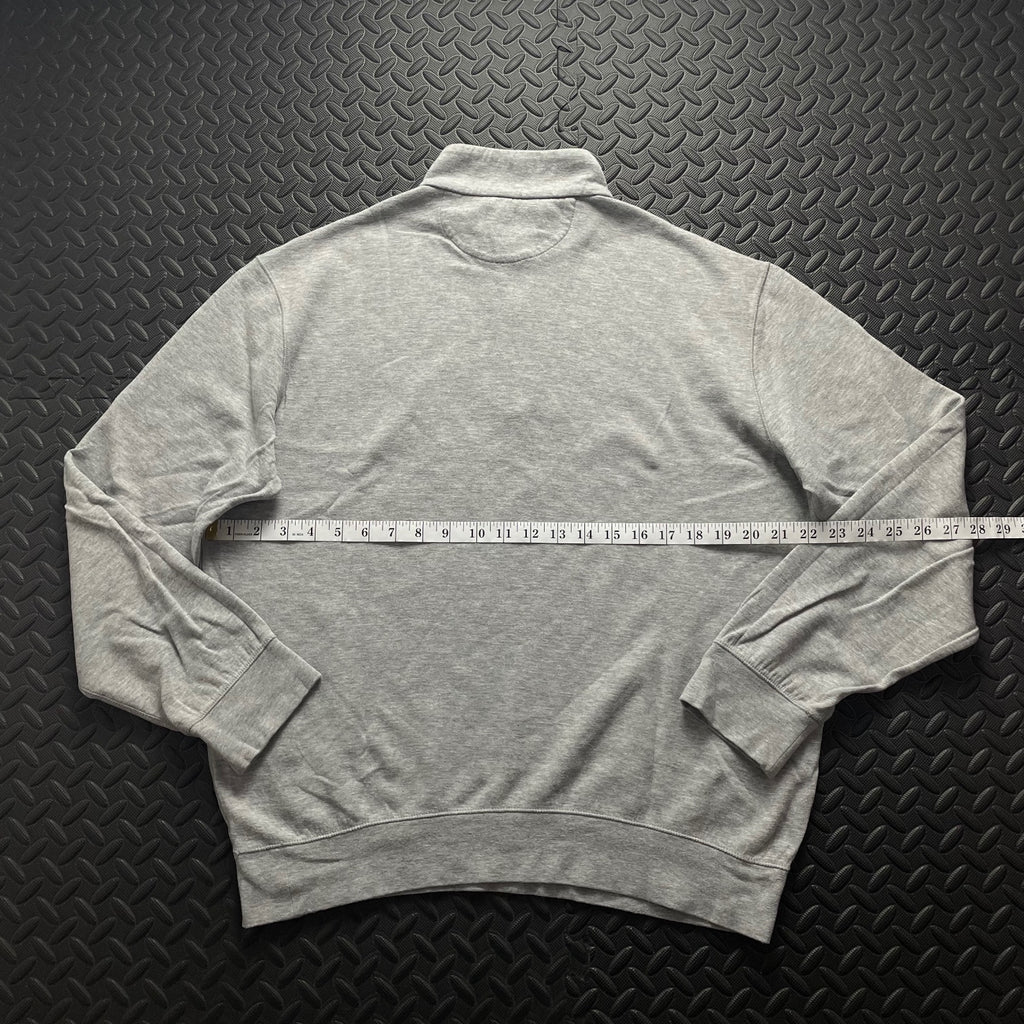 Ralph Lauren Grey 1/4 Zip Jumper | Mens Classic Fit XL / 3733