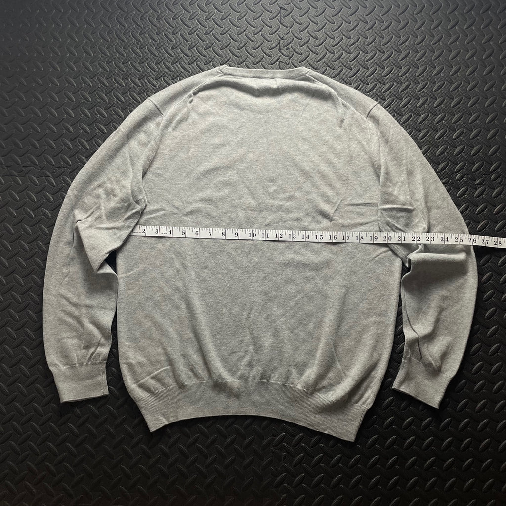 Ralph Lauren Grey Crewneck Jumper | Men’s Slim Fit L / 3686