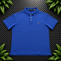 Ralph Lauren Blue Polo Shirt | Men’s Slim Fit L / 3694