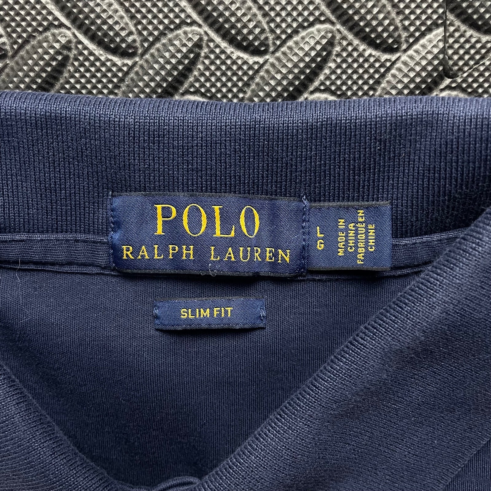 Ralph Lauren Navy Polo Shirt | Men’s Slim Fit L / 3421