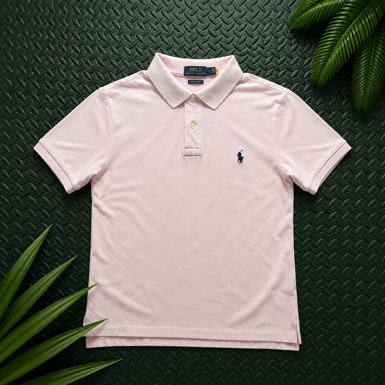 Ralph Lauren Rose Pink Polo Shirt | Men’s Custom Slim Fit M / 3440