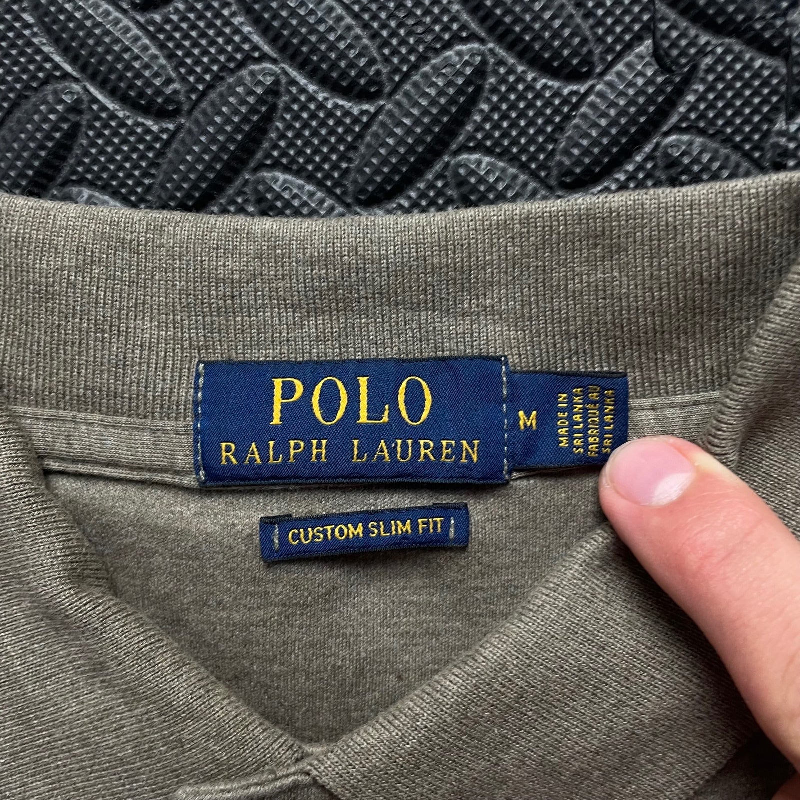 Ralph Lauren Brown Polo Shirt | Men’s Custom Slim Fit M / 3415