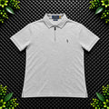 Ralph Lauren Grey 1/4 Zip Polo Shirt | Men’s Custom Slim Fit S / 3664