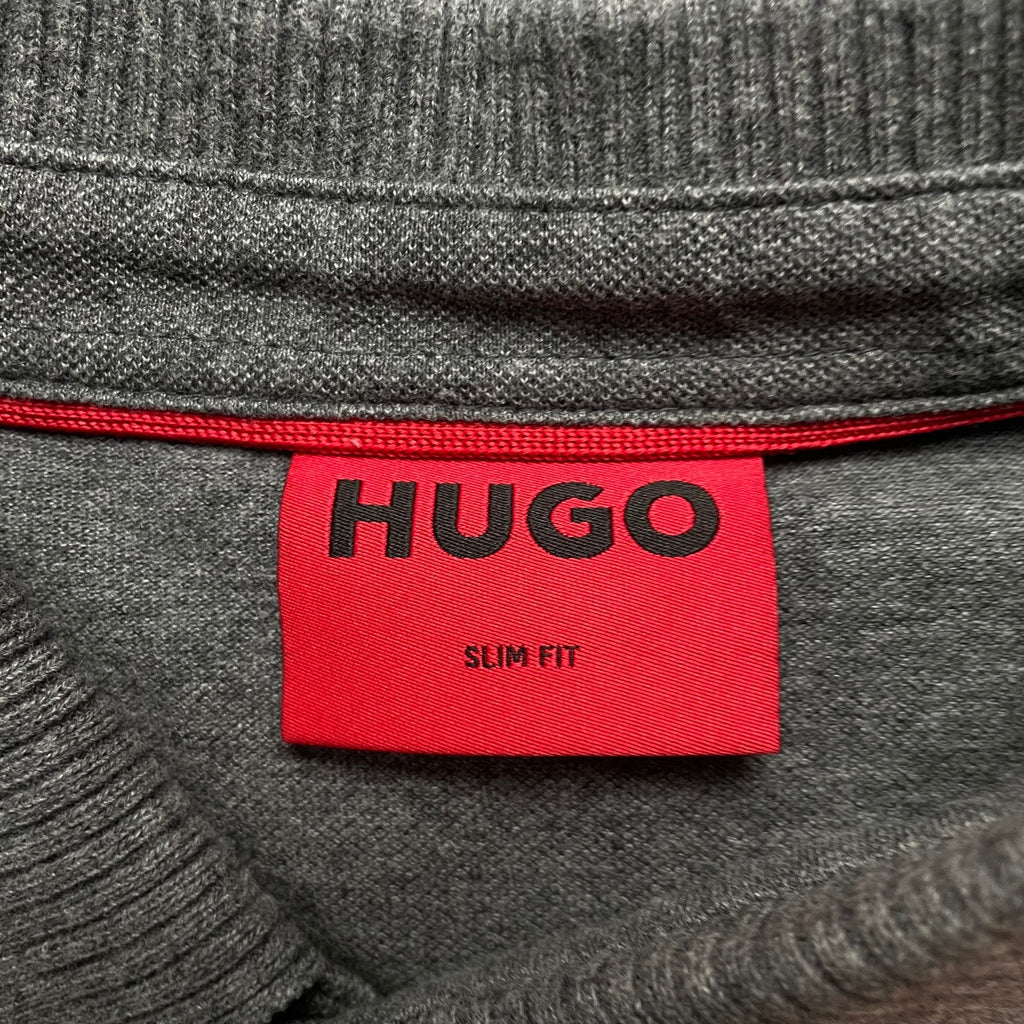 Hugo Boss Grey Polo Shirt | Men’s Slim Fit M / 3428