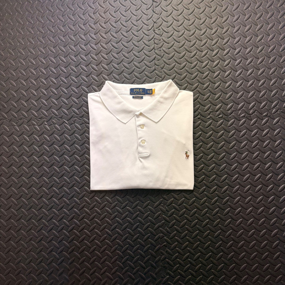 Ralph Lauren White Polo Shirt | Men’s Custom Slim Fit XXL / 3819