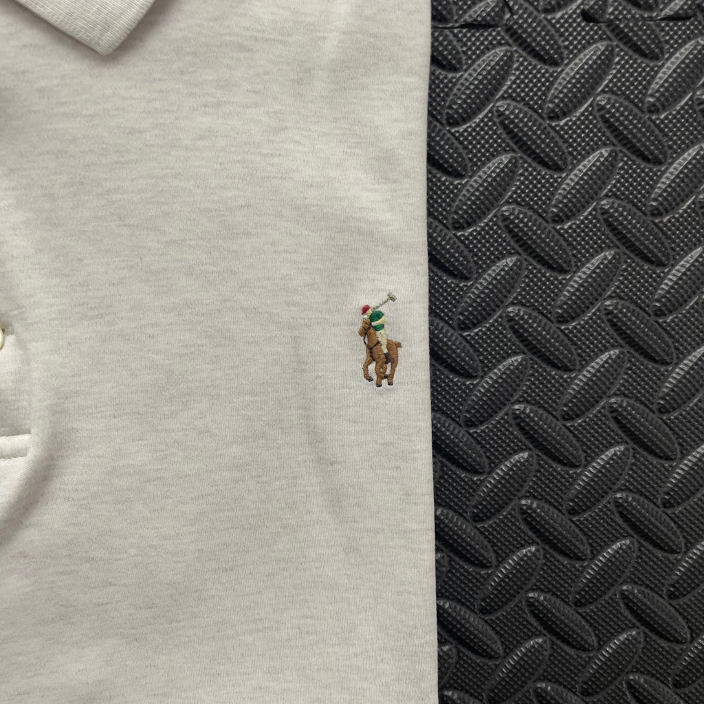 Ralph Lauren Cream Polo Shirt | Men’s Slim Fit XL / 3720