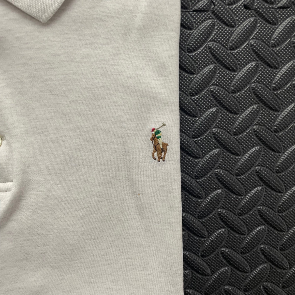 Ralph Lauren Cream Polo Shirt | Men’s Slim Fit XL / 3720