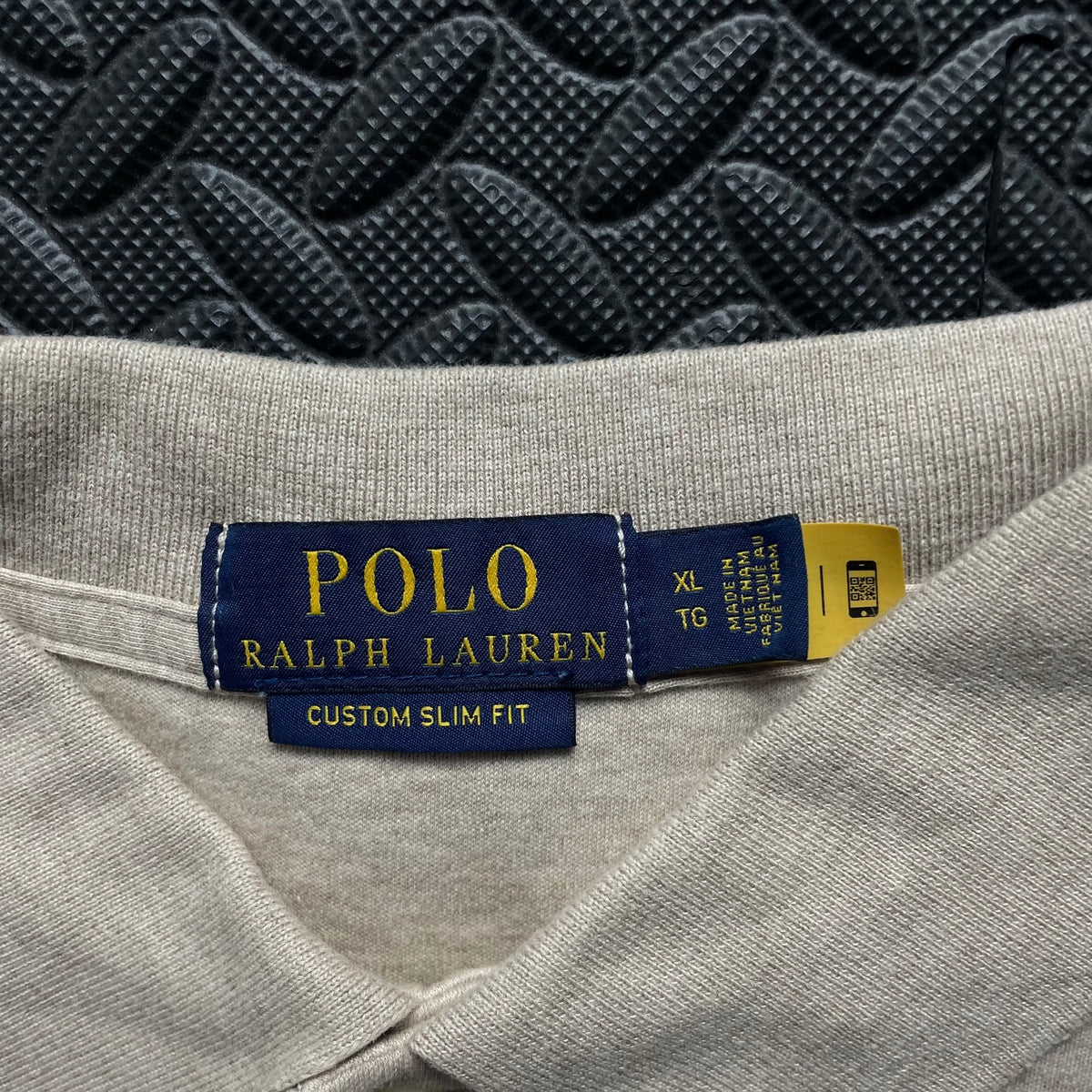 Ralph Lauren Cream Polo Shirt | Men’s Custom Slim Fit XL / 3607