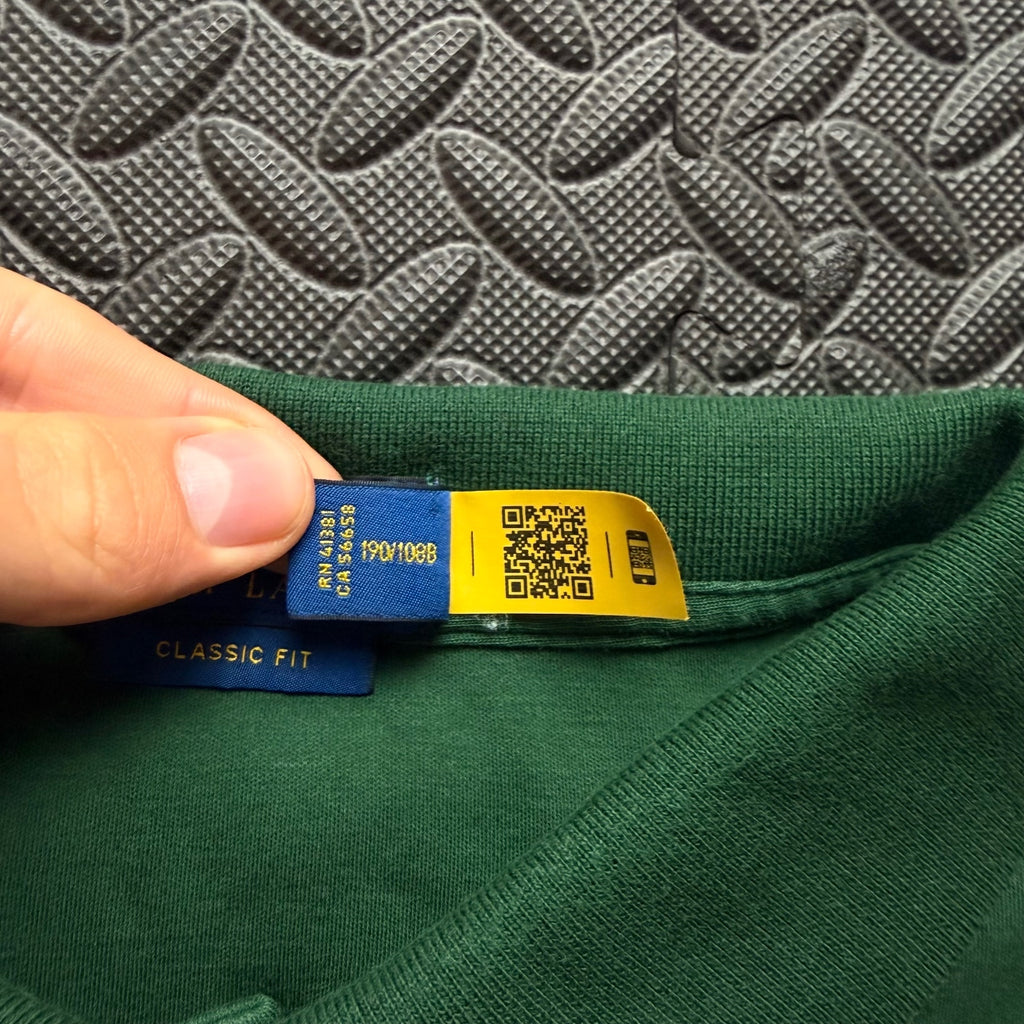 Ralph Lauren Dark Green Polo Shirt | Men’s Classic Fit XXL / 3825