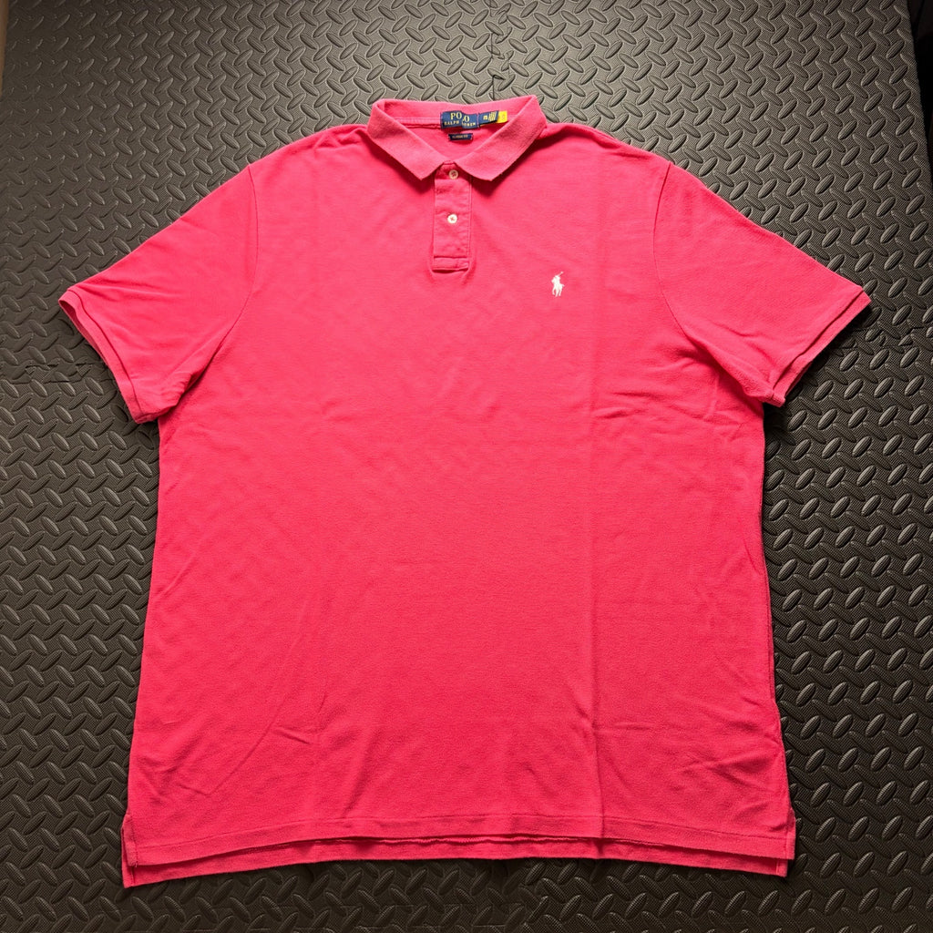 Ralph Lauren Pink Polo Shirt | Men’s Classic Fit XXL / 3866