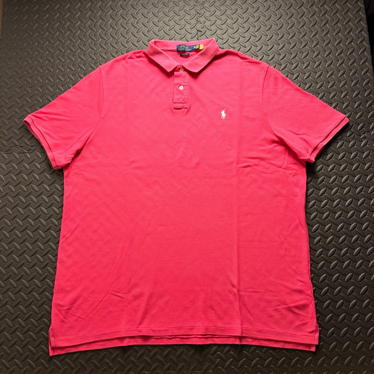Ralph Lauren Pink Polo Shirt | Men’s Classic Fit XXL / 3866