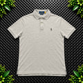 Ralph Lauren Beige Polo Shirt | Men’s Custom Slim Fit M / 3668