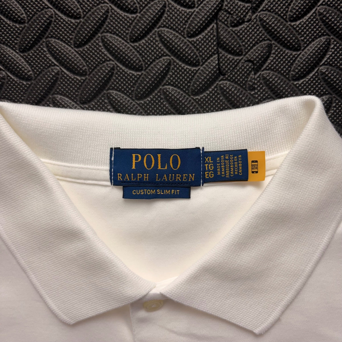Ralph Lauren White Polo Shirt | Men’s Custom Slim Fit XL / 3810