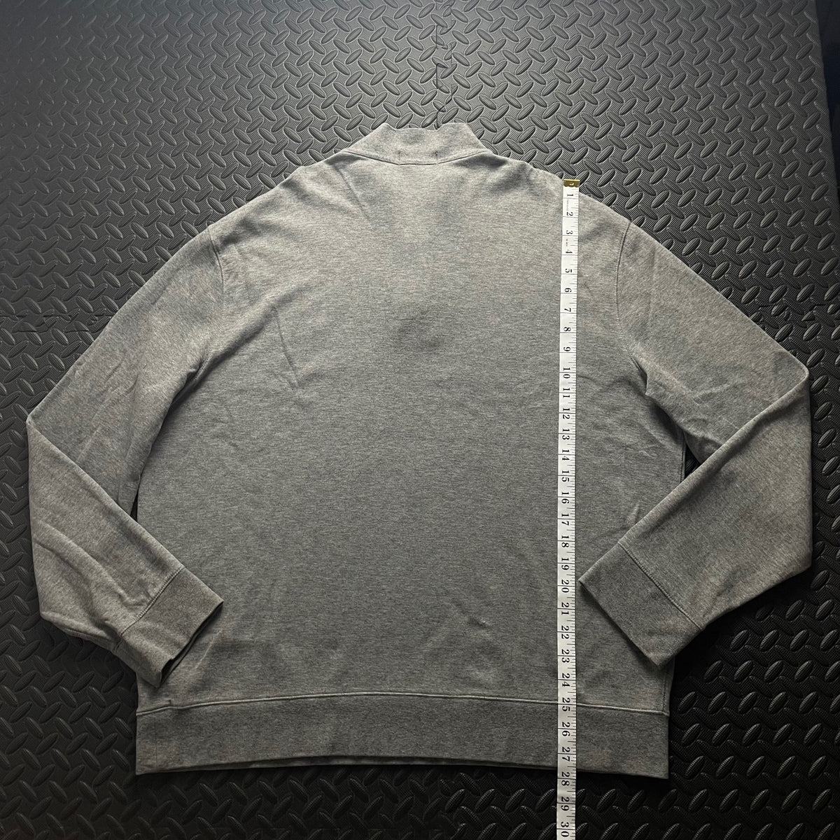Ralph Lauren Grey 1/4 Zip Jumper | Mens Classic Fit XL / 3788
