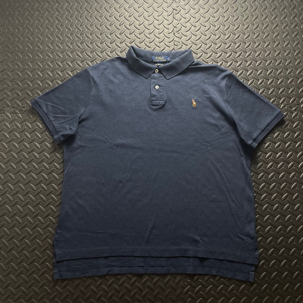 Ralph Lauren Navy Polo Shirt | Men’s Classic Fit L / 3424