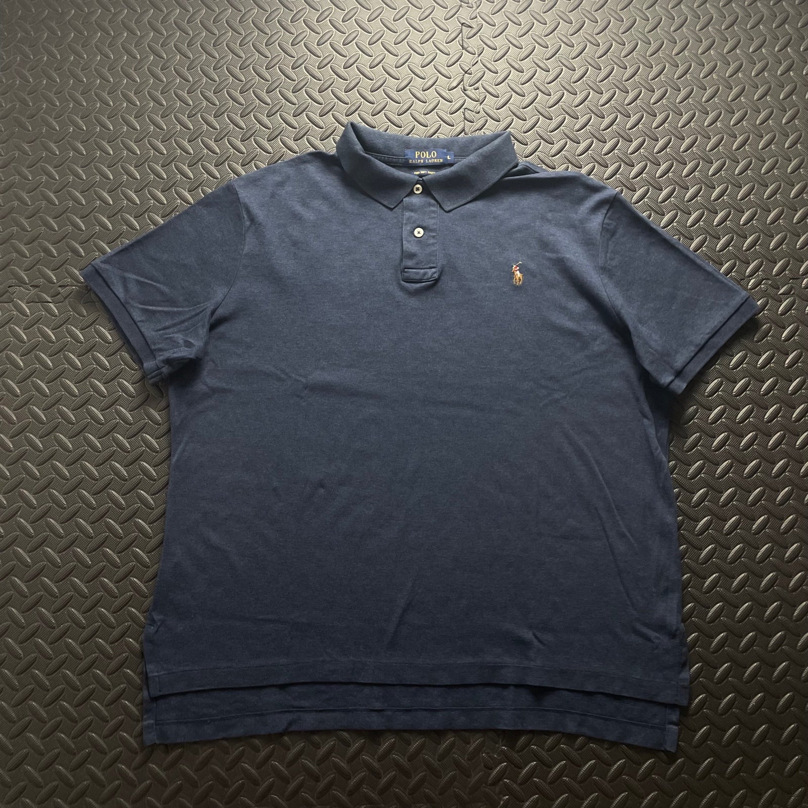 Ralph Lauren Navy Polo Shirt | Men’s Classic Fit L / 3424